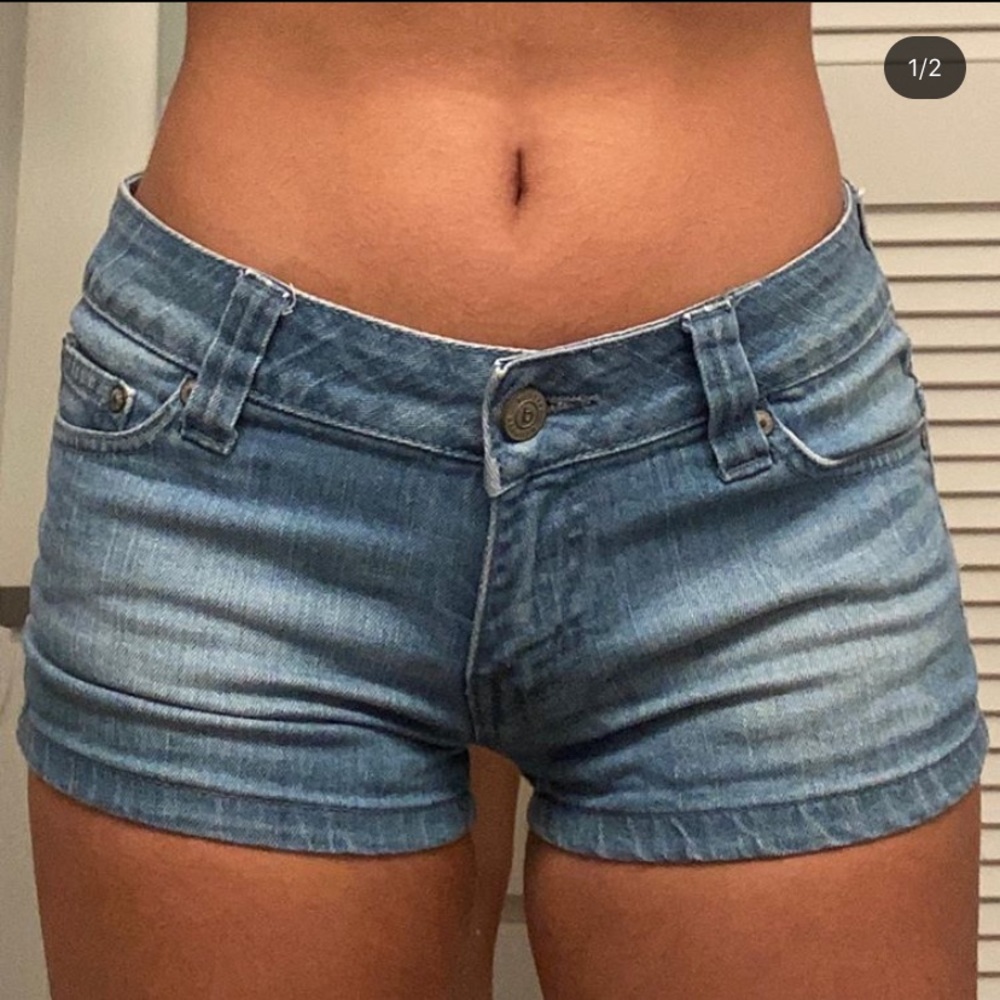 Woman Cheeky Jean Shorts